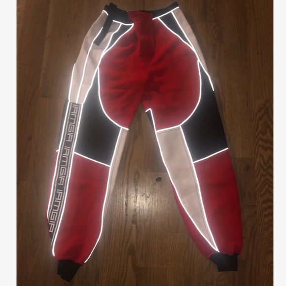 Red I.AM.GIA. ELECTRA Pants - Picture 1 of 4